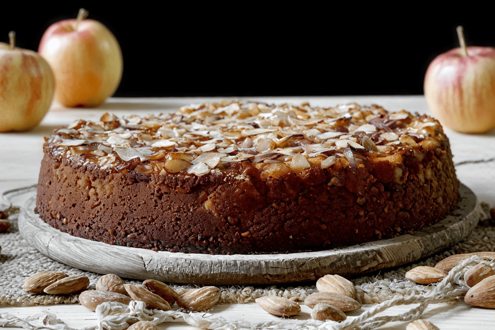 torta di mele e mandorle