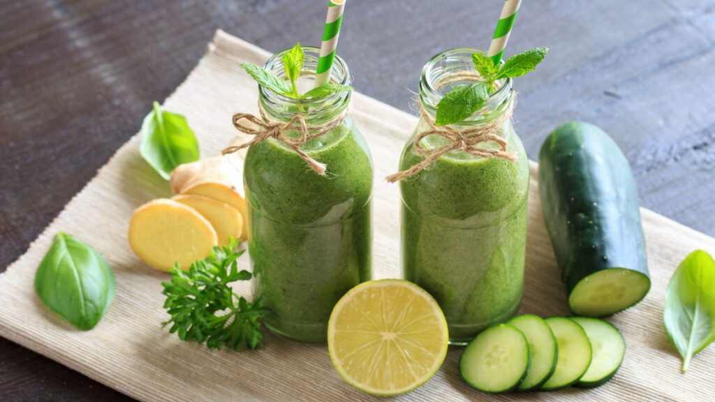 routine quotidiana smoothie verde